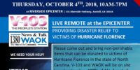 Homeland Security Foundation of America (HSFA) to Conduct Hurricane Florence Disaster Relief Drive with V-103 and WAOK 1380 at the Riverside EpiCenter in Austell, Georgia